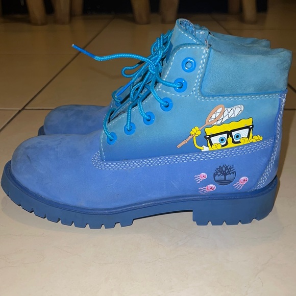 SpongeBob Timberlands. - Picture 5 of 9